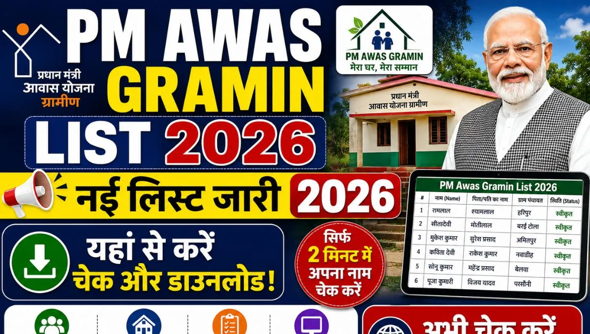 PM Awas Gramin List 2026